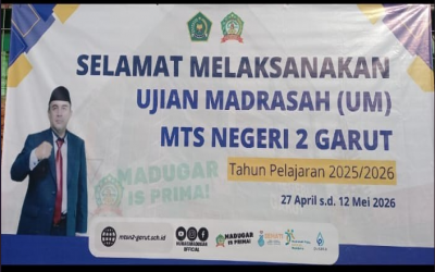 PELAKSANAAN UJIAN MADRASAH BERBASIS DIGITAL (UMBD)  MTSN 2 GARUT TAHUN PELAJARAN 2025–2026 BERJALAN LANCAR